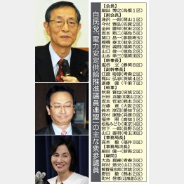 細川博之会長を筆頭に疑惑大臣、うちわ前大臣も／（Ｃ）日刊ゲンダイ