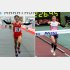 ８月の世界選手権（北京）マラソン代表に選ばれた今井正人（左）と前田彩里（Ｃ）日刊ゲンダイ