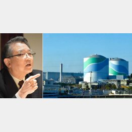 冨沢暉元陸上幕僚長と川内原発（Ｃ）日刊ゲンダイ