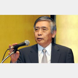 どこまでバズーカを撃ち続けるのか（日銀の黒田総裁）／（Ｃ）日刊ゲンダイ