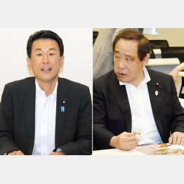 大西議員（右）と長尾議員（Ｃ）日刊ゲンダイ