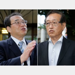 加来耕三氏と二木氏（Ｃ）日刊ゲンダイ