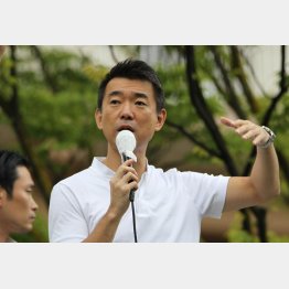 街頭演説で新党結成を明言した橋下徹大阪市長（Ｃ）日刊ゲンダイ