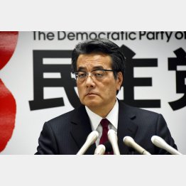 野党共闘を拒む民主党の岡田代表（Ｃ）日刊ゲンダイ