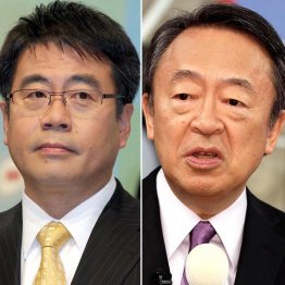 大越健介（左）と池上彰（Ｃ）日刊ゲンダイ