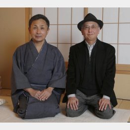 語り・中村芝雀（左）と聞き手・吉川潮／（Ｃ）日刊ゲンダイ