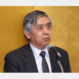 マイナス金利拡大？（日銀の黒田総裁）（Ｃ）日刊ゲンダイ