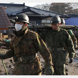 自衛隊が派遣された（写真は東日本大震災当時）／（Ｃ）日刊ゲンダイ