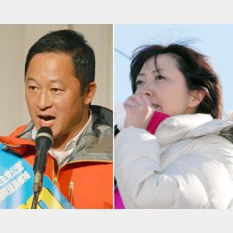 追い詰めはしたが…（当選した和田義明氏＝左、敗れた池田真紀氏）／（Ｃ）日刊ゲンダイ