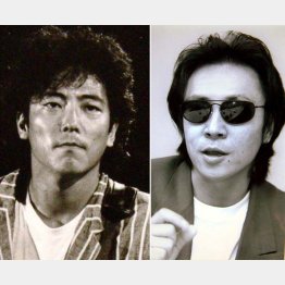 世良公則（右）と佐野元春／（Ｃ）日刊ゲンダイ