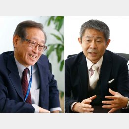 潮匡人氏（右）と二木氏（Ｃ）日刊ゲンダイ