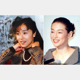 浅野ゆう子（左）と鈴木保奈美／（Ｃ）日刊ゲンダイ