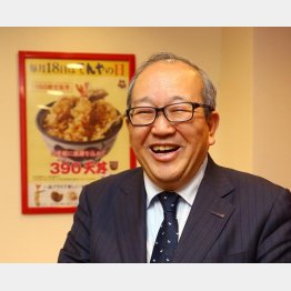 天丼てんや（テンコーポレーション）の用松靖弘社長／（Ｃ）日刊ゲンダイ