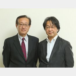 斎藤貴男さん（右）と（Ｃ）日刊ゲンダイ