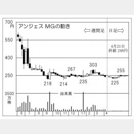 アンジェスＭＧ（Ｃ）日刊ゲンダイ