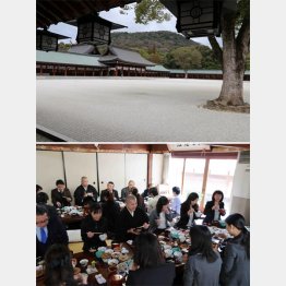 写真上・橿原神宮、写真下・室生寺（Ｃ）日刊ゲンダイ