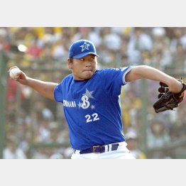 横浜ベイスターズ時代の佐々木投手（Ｃ）日刊ゲンダイ