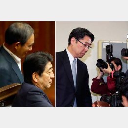 安倍官邸（左）と文科省の前川前次官／（Ｃ）日刊ゲンダイ