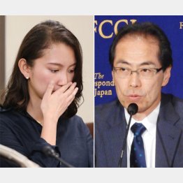 山口敬之氏を告発した詩織さん、元経産官僚の古賀茂明氏（Ｃ）日刊ゲンダイ