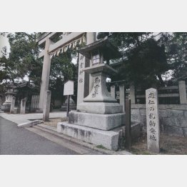 畠山政長が陣を布いた京都市上京区の上御霊神社