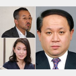 中村格氏（右）と元TBS記者・山口敬之氏とフリージャーナリスト詩織さん／（Ｃ）共同通信社