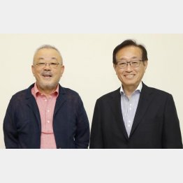 井筒和幸氏（左）と二木啓孝氏／（Ｃ）日刊ゲンダイ