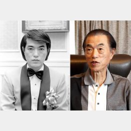 高橋三千綱氏（左は芥川賞受賞時）／（Ｃ）共同通信社