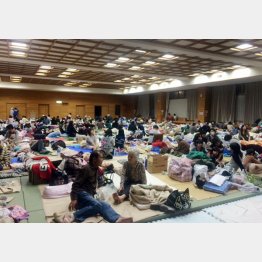 熊本県益城町の避難所の様子（Ｃ）日刊ゲンダイ