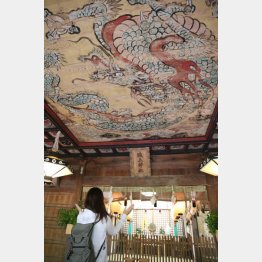 城上神社の泣き龍（Ｃ）日刊ゲンダイ