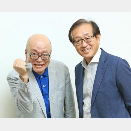 立川談四楼さん（左）と二木啓孝氏（Ｃ）日刊ゲンダイ