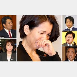 問題児たちは全員落選危機（Ｃ）日刊ゲンダイ