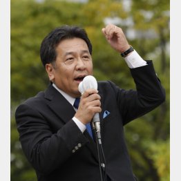 立憲民主党・枝野代表は仙台市役所前で第一声（Ｃ）日刊ゲンダイ
