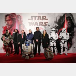 「スター・ウォーズ／最後のジェダイ」記者会見／（Ｃ）ゲッティ＝共同