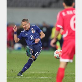 ＭＦ井手口は北朝鮮戦で決勝ゴールを決めた（Ｃ）Norio ROKUKAWA／office La Strada