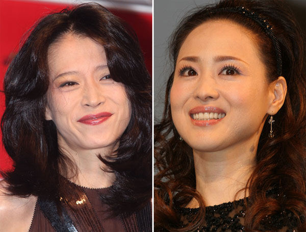 中森明菜（左）と松田聖子／（Ｃ）日刊ゲンダイ