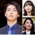 （左から時計回りで）同じ事務所に所属する高杉真宙、桐谷美玲、知英（Ｃ）日刊ゲンダイ