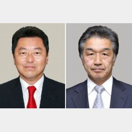 池田佳隆衆院議員（左）と赤池誠章参院議員／（Ｃ）共同通信社