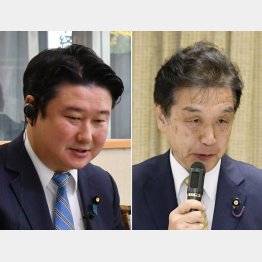 和田政宗議員（左）と赤池誠章議員／（Ｃ）共同通信社