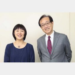 安田菜津紀さん（左）と二木啓孝（Ｃ）日刊ゲンダイ