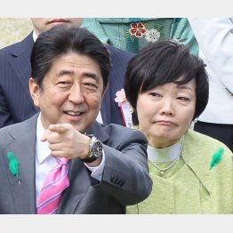 安倍首相夫妻(C)日刊ゲンダイ