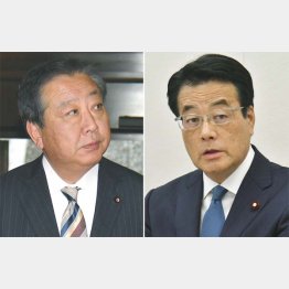 野田前首相と岡田元代表（右）／（Ｃ）日刊ゲンダイ