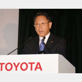 トヨタ自動車の豊田社長（Ｃ）日刊ゲンダイ