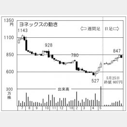 ヨネックス（Ｃ）日刊ゲンダイ