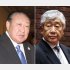 田中理事長と内田前監督（Ｃ）日刊ゲンダイ