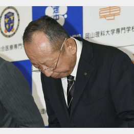 加計孝太郎理事長（Ｃ）共同通信社