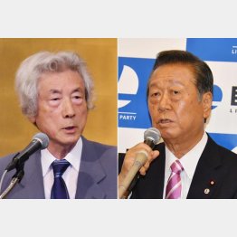 小泉純一郎元首相と小沢一郎自由党共同代表（Ｃ）日刊ゲンダイ