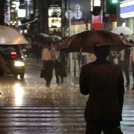 水はけの悪い都心は雨に弱い（Ｃ）日刊ゲンダイ