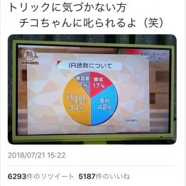 ツイッター上で拡散されたグラフ（twitterから）