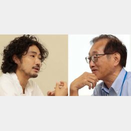 水野祐氏と二木啓孝（Ｃ）日刊ゲンダイ