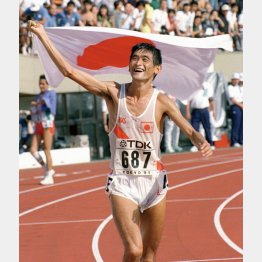 ９１年世界陸上は谷口が日本初の金メダルを獲得したが……（Ｃ）共同通信社